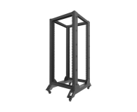 Lanberg Stojąca 19" 27U 600x800mm Open Rack (czarna) - 455670 - zdjęcie 4